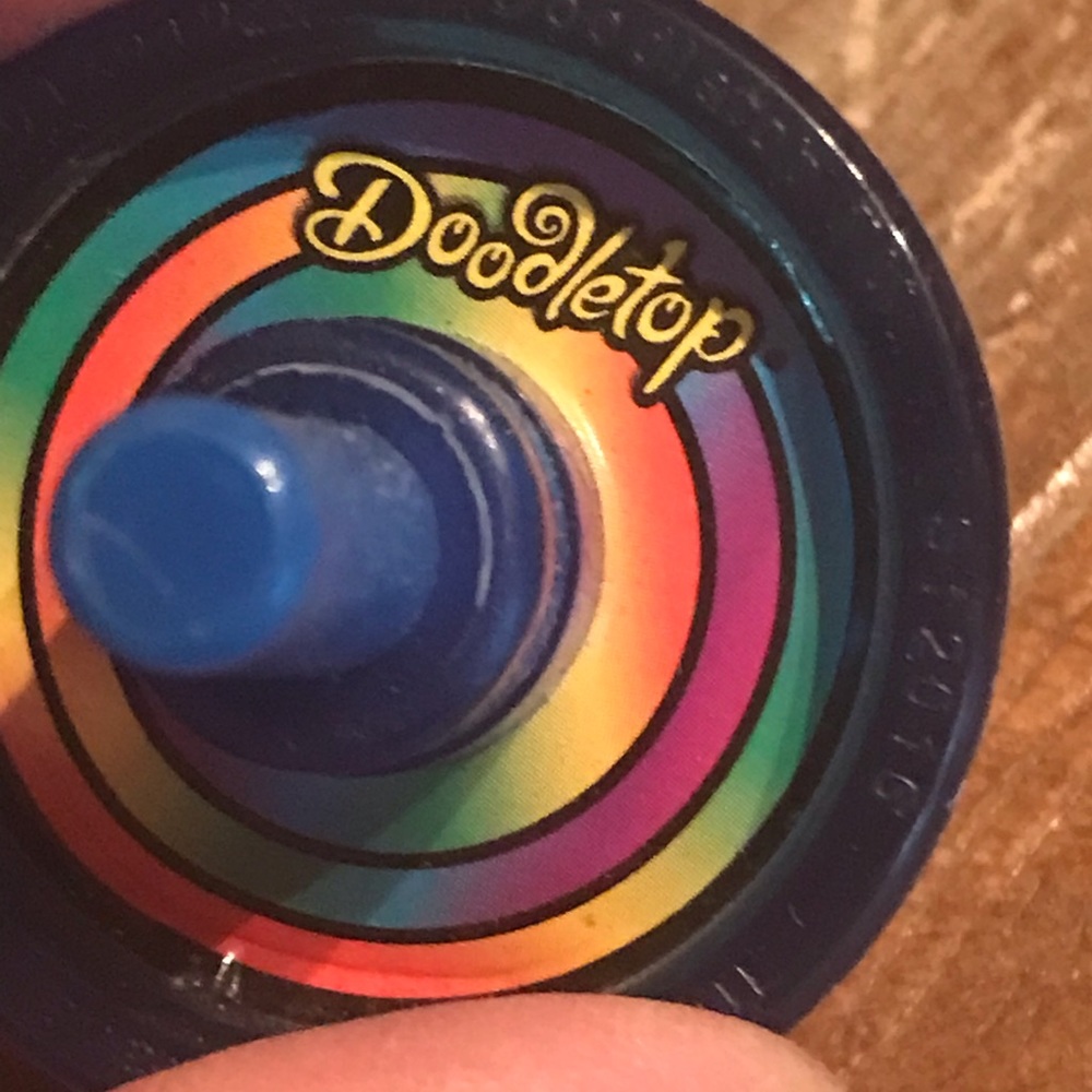 Classic toy Doodletop vintage 90’s spiral art toy Worlds Smallest unused